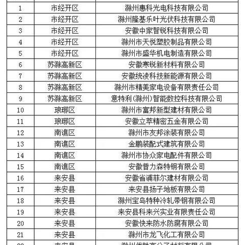 滁州市最新干部公示信息