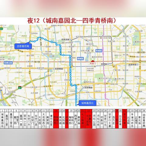 北京夜班车最新线路图解析